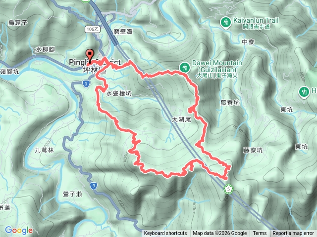 坪林三星O繞，外加水聳淒坑山、源茂山西峰預覽圖