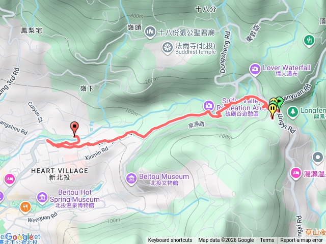 龍鳳谷硫磺谷泡腳區泉源公園泡腳池的