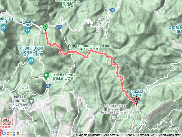 臺北大縱走第三段：小油坑到風櫃嘴