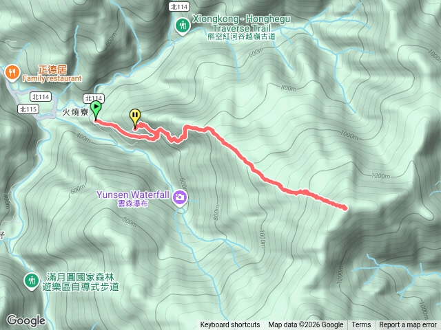 逐鹿山來回