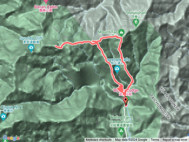 台中－臺灣百大必訪步道武陵四秀登山步道20240722142251