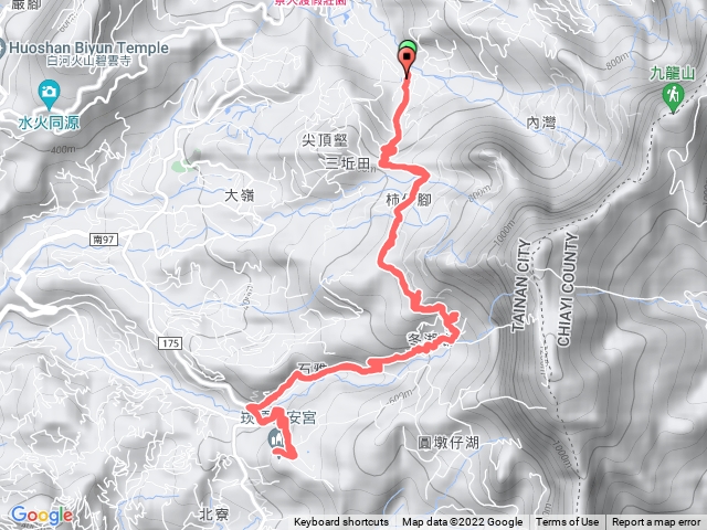 大凍登山口走福安宮