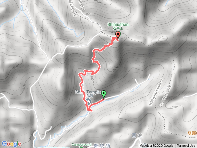 石牛山一號登山口上