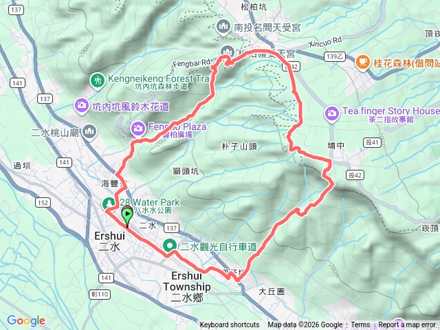 二八彎古道上松柏坑山