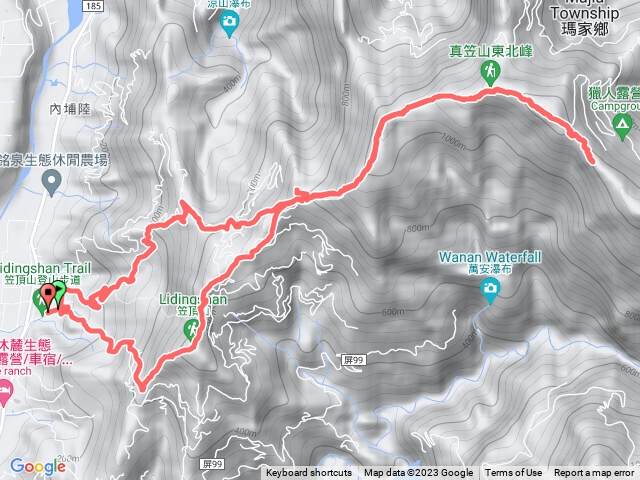 笠頂真笠五連峰
