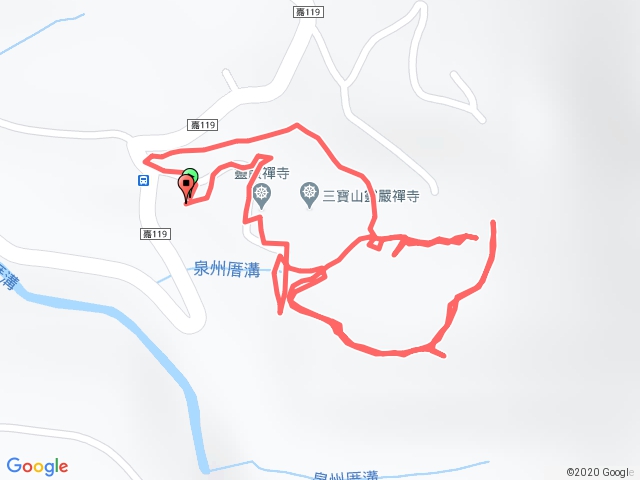 三寶山靈巖寺桃源步道