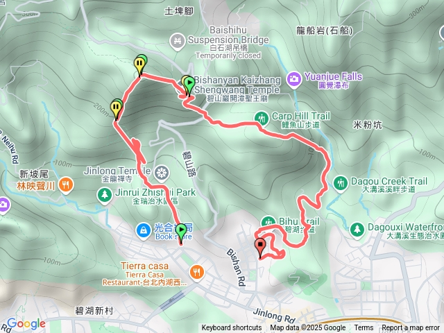 忠勇山，碧山巖，鯉魚山，碧湖步道，20250803