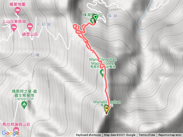 馬那邦山(珠湖登山口)