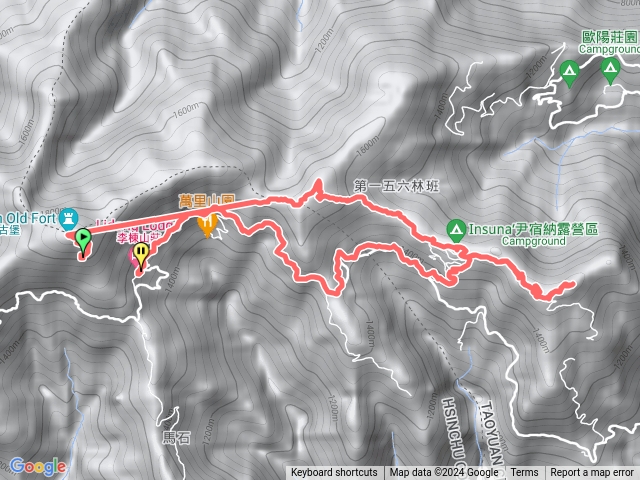 李崠山-泰平山-馬望僧侶山O型縱