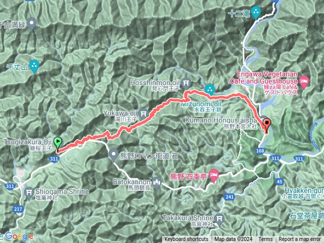 熊野古道中邊路D3:繼櫻王子-熊野本宮大社