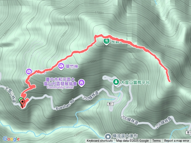肥崠山(長壽）-醜崠山(健康）