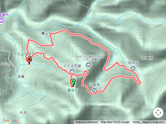 凌雲巖大坑山步道