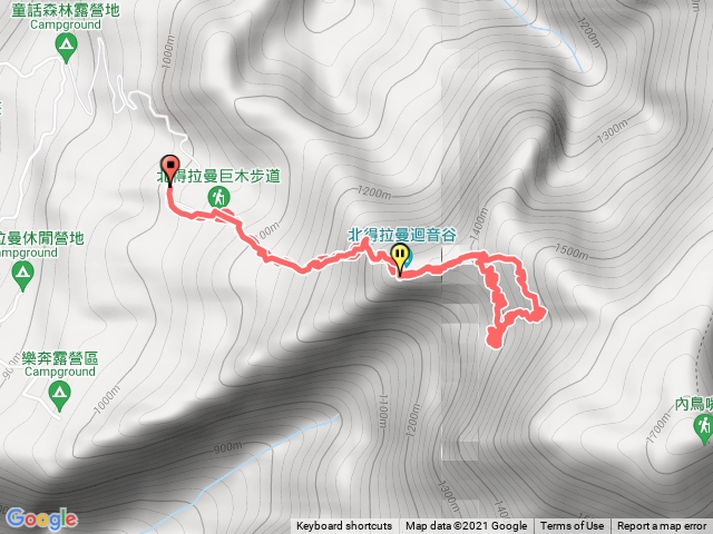 北得拉曼巨木步道