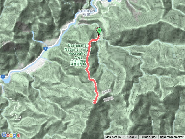 八仙國家森林上八仙山主峰