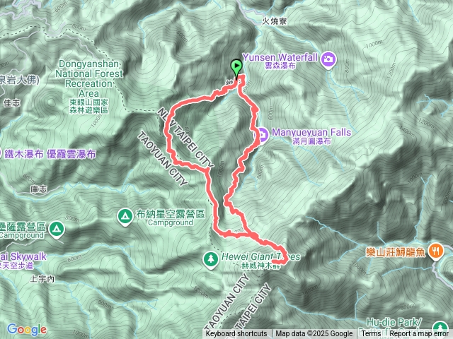 三峽天德巷登拉卡山上多崖及北插出滿月園O型預覽圖