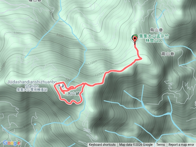 集集大山孟宗竹林登山路口