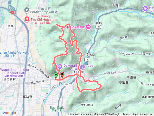 大坑繞一圈預覽圖