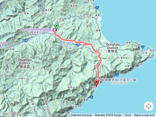 淡蘭古道尋寶任務淡蘭北路第五段：雙溪車站至大里車站20250621