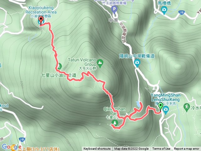 七星山清鬆走