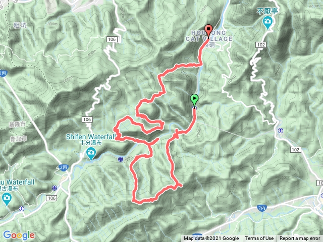 三貂嶺繞遊群山壺穴垂瀑出猴硐