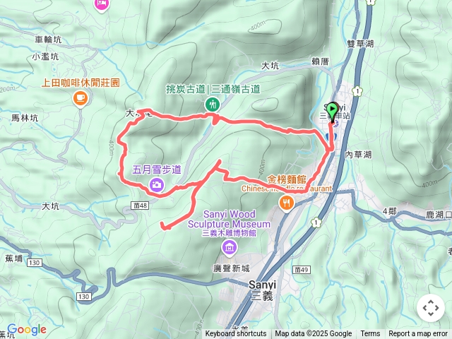 2025-04-06 三義挑炭古道連走慈濟茶園─桐花走廊→挑炭古道→三通嶺→慈濟茶園→慈濟山→三義山→建中國小→廣盛老街