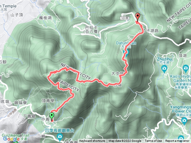陽明山西縱走到二子平