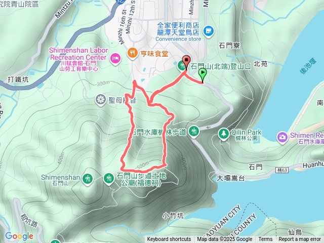 太平山、清水坑山O繞