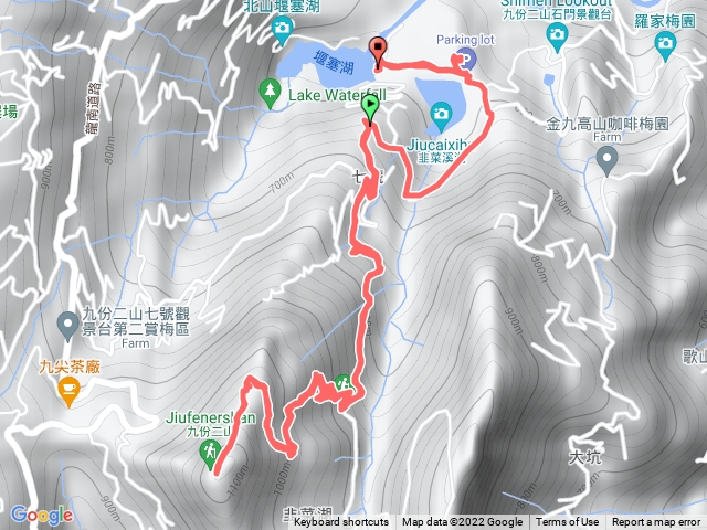 🔺南投/國姓/九份二山，H1178m (一等三角點) & 澀仔坑湖（堰塞湖）