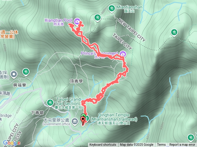 滿水位向天池（清天宮起登，原路來回）預覽圖