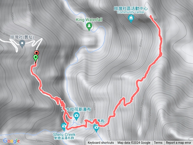 旗鹽山與太古拉筏斯瀑布