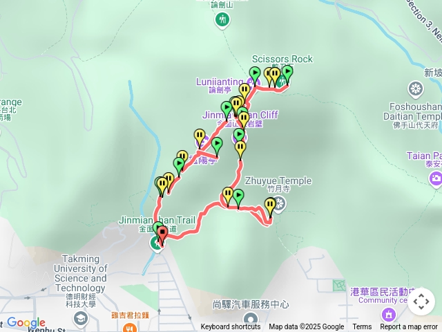台北內湖金面山親山步道