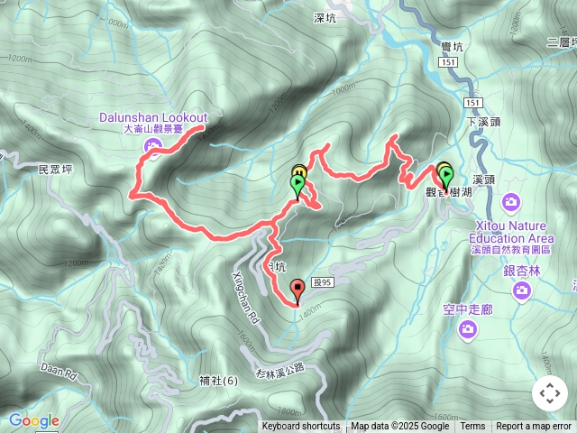 溪頭山竹倫山志騰山快活林武牰農場