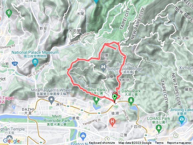 內湖大愛心12連峰