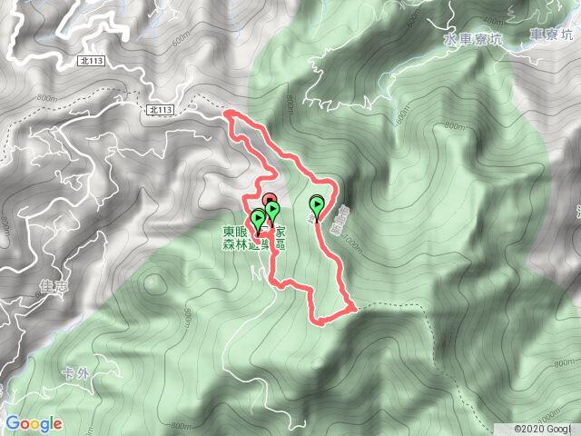 志繼山東眼山O型走