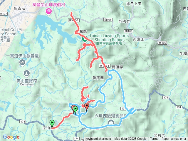尖山古道航跡整合