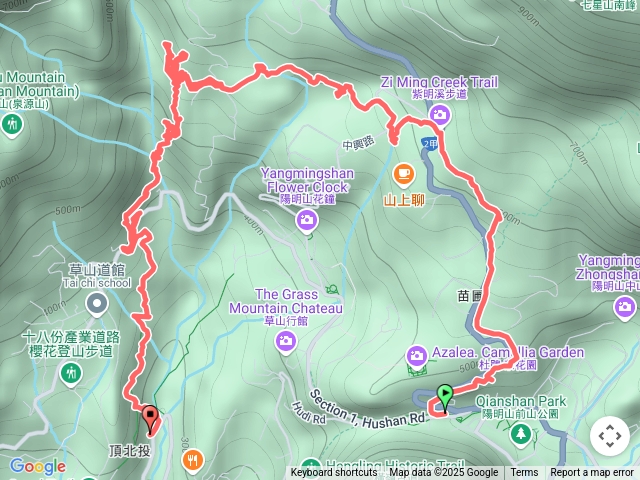 紫明溪猴崁步道滾水頭十八坎水圳幹道百年楓香
