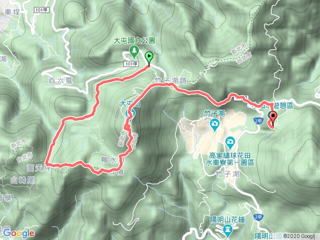 二子坪至小油坑