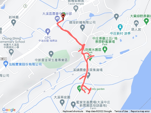 2022-09-08 大溪賞九月雪─中新站→中庄景觀土丘→中新里韭菜花田往返