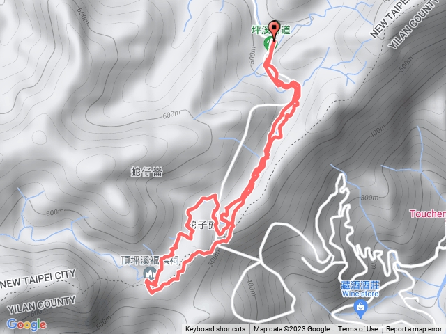 坪溪古道陸去路水路回