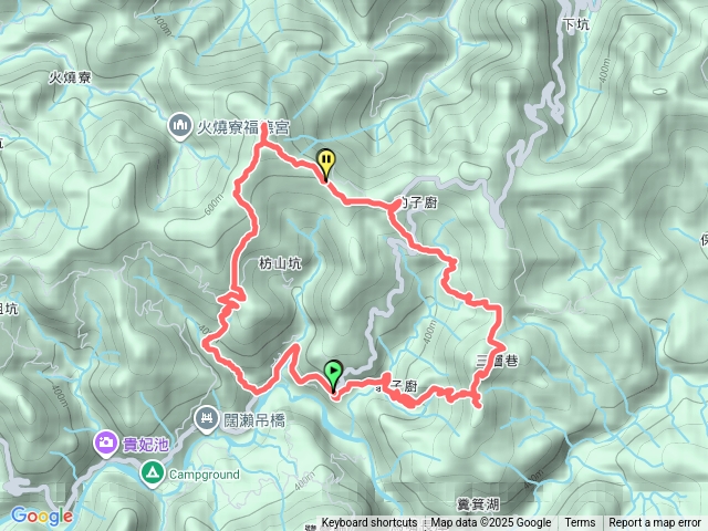 豹子廚山-枋山坑山-枋山坑古道