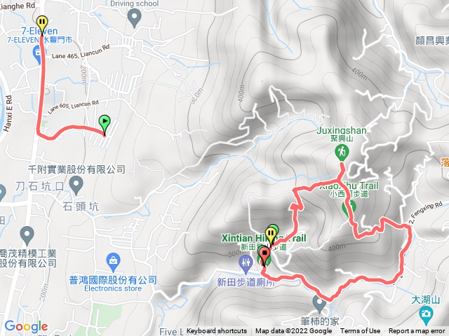 新田山登山口