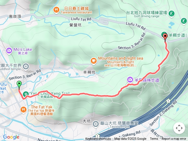 羊稠坑步道ㄧ年半未運動