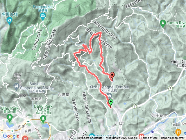 拱北殿+三秀山+北港山+金明山+如意湖+新山+夢湖