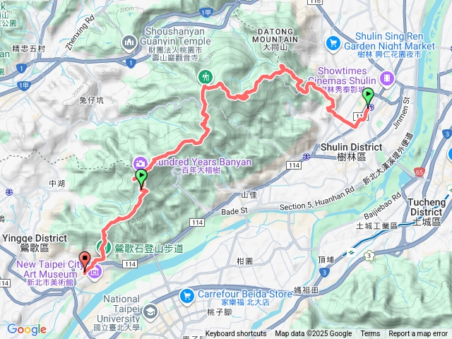 樹鶯縱走15連峰