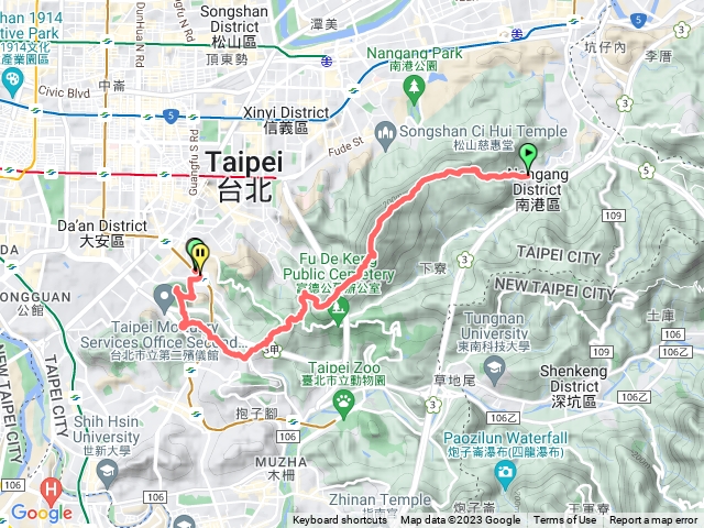 2023年臺北大縱走：尋寶任務臺北大縱走第六段：中華科技大學至捷運麟光站202306041646