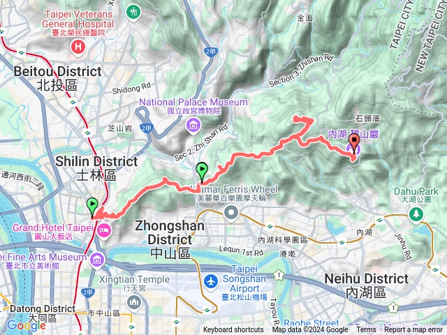 劍潭-文間山-碧山巖（大縱走第五段）