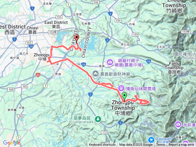 柑子湖山+桶頭山+瓦厝山+中庄下+龍林厝+仁義潭