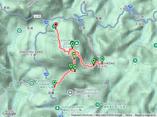 二進二出七星山南峰