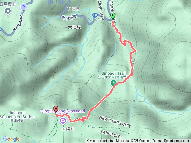 台北－臺灣百大必訪步道金包里大路(擎天崗至上磺溪停車場段)20250215120944