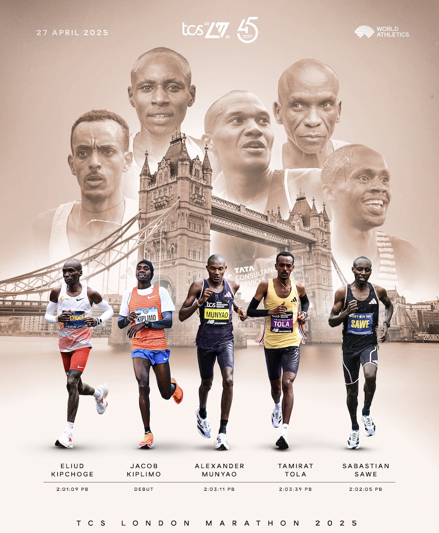【話題】誰將稱霸賽道？國王 Bekele 強勢出戰倫敦馬，奧運後再度對決 Kipchoge